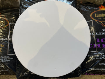 Pizza Stone 16" c/w metal rack